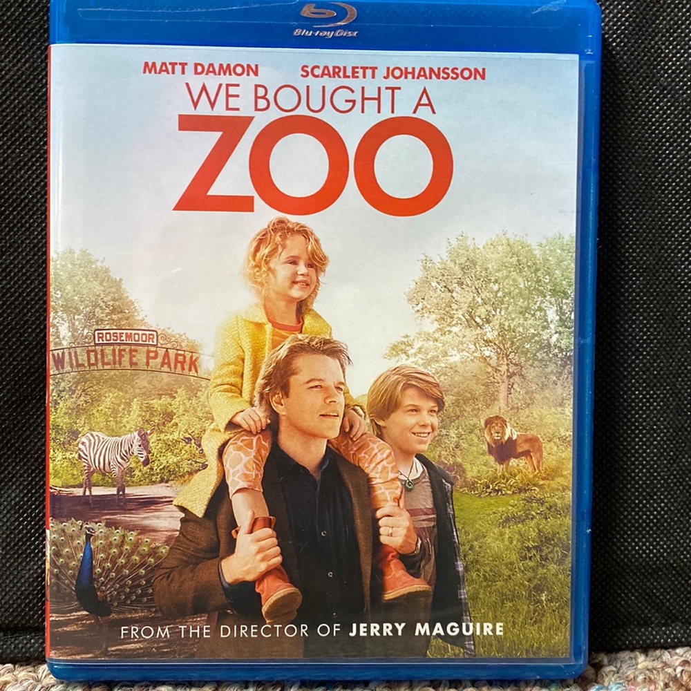 20th Century Fox “We bought a Zoo” Blueray Disc- used